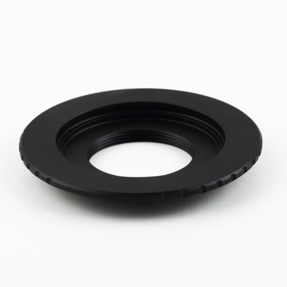 Zwart Geanodiseerd Aluminium Metalen Adapter Camera Bekeerling Ring Voor Olympus PM1 C Mount Lens Naar Micro 4/3 M4/3 voor Panasonic GX1 GF5