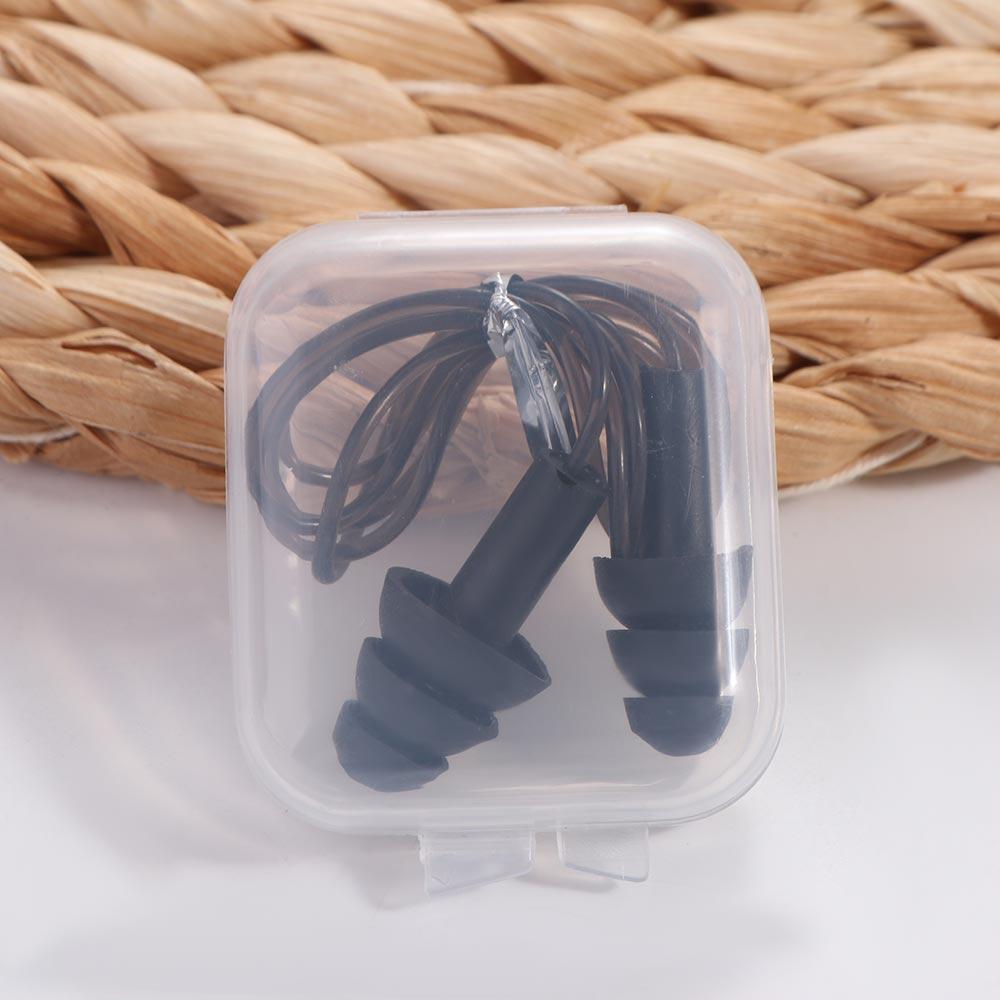 Zwemmen Accessoires Slaap Oordopjes Gehoor Voor Volwassen Zwemmen Zwemmen Oordoppen Siliconen Oordoppen Neus Clip Oordopjes met Touw: Roze