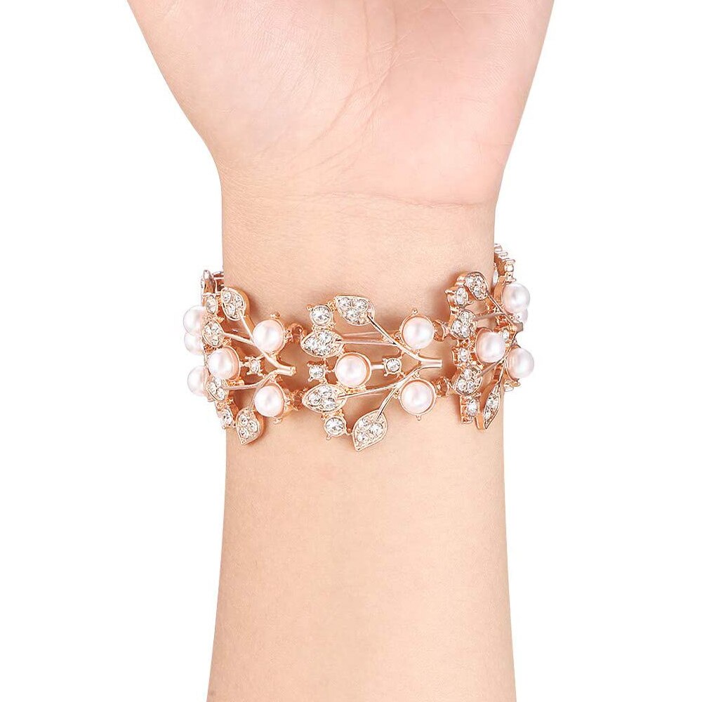 Bracelet Bling pour femmes pour Apple Watch, en métal, bijoux pour iWatch série 1 2 3 4 5, Bracelet montre Bling