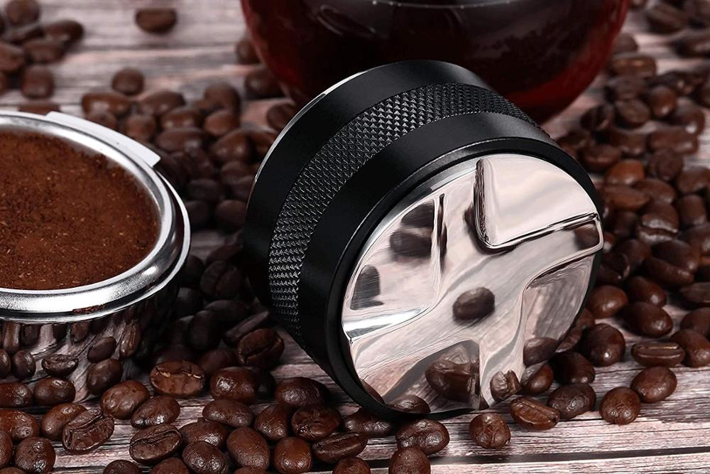51/53/58mm kaffefordelere/nivellere &amp; tukle kaffefordeler/nivelleringsverktøy, espressofordeler justerbar dybde på begge sider