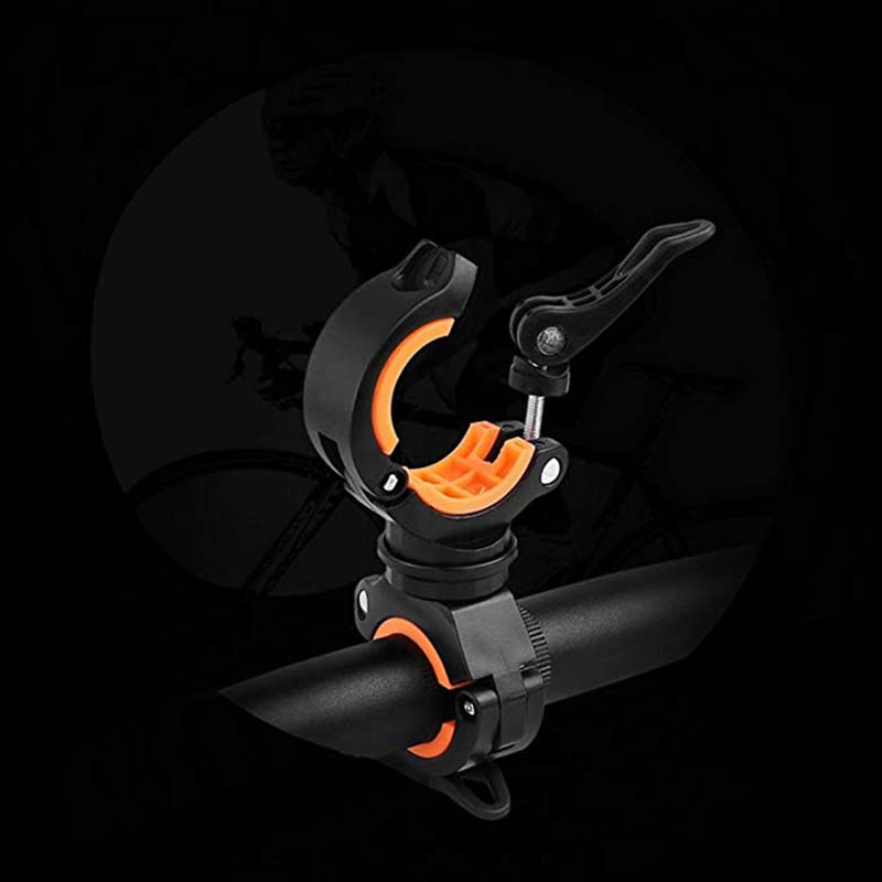 360 ° Drehung Radfahren Clip Klemme Taschenlampe Halterung Universal- Fahrrad Fahrrad LED Licht Taschenlampe Halterung Halfter