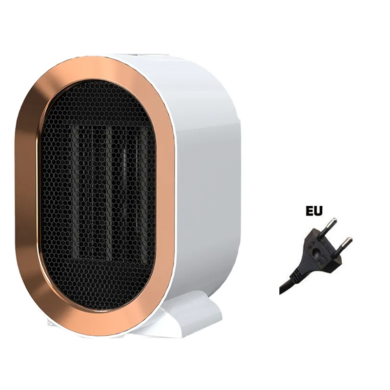 Ptc mini usb henkilökohtainen kannettava sähkötila hiljainen tuuletinlämmitin termostaatilla huone 1200w kylpyhuoneen lämmitin pöytälevy: Musta