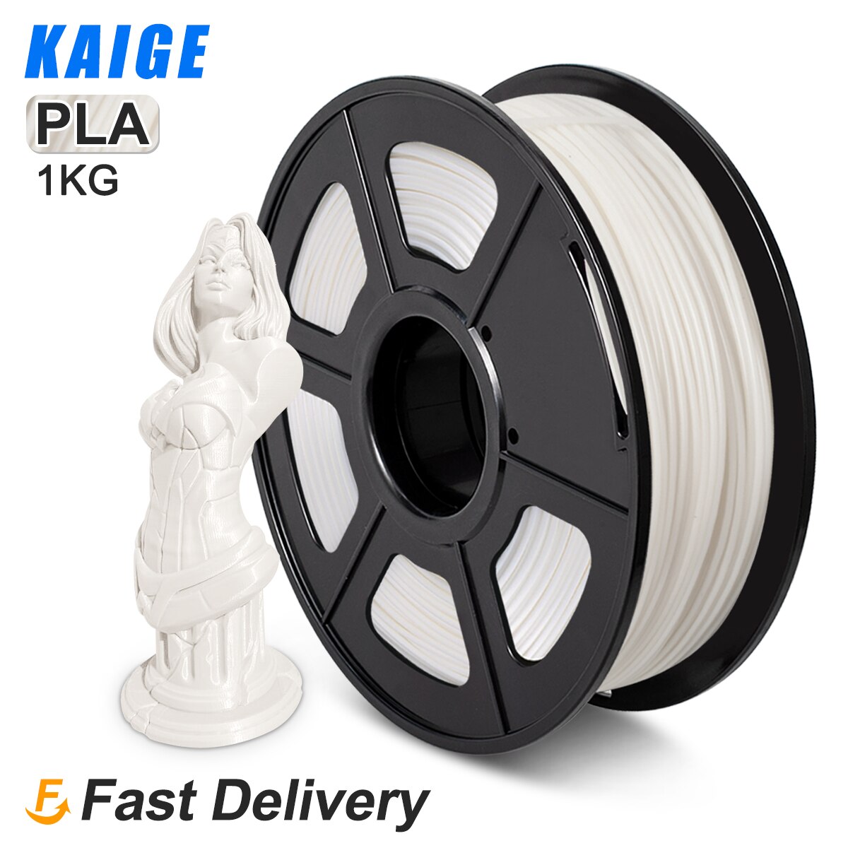 PLA 1KG 1,75mm Filamento Pla 1,75 MM Estrusor De Plastivo Para Arcilla Grau Farbe Umweltfreundliche Druck Material: PLA-weiß