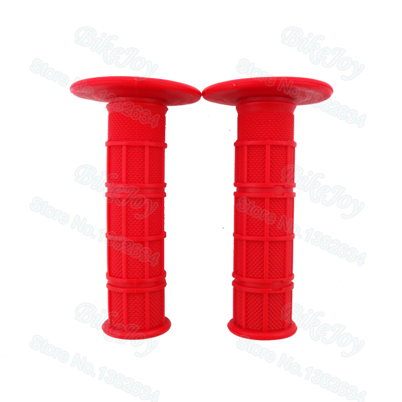 Universale 7/8 "22 Millimetri di Gomma Morbida Manubrio Manopole a Molla Rosso per 125cc 140cc 150cc 160cc Ssr Orion Pit Dirt Bike atv Quad Moto