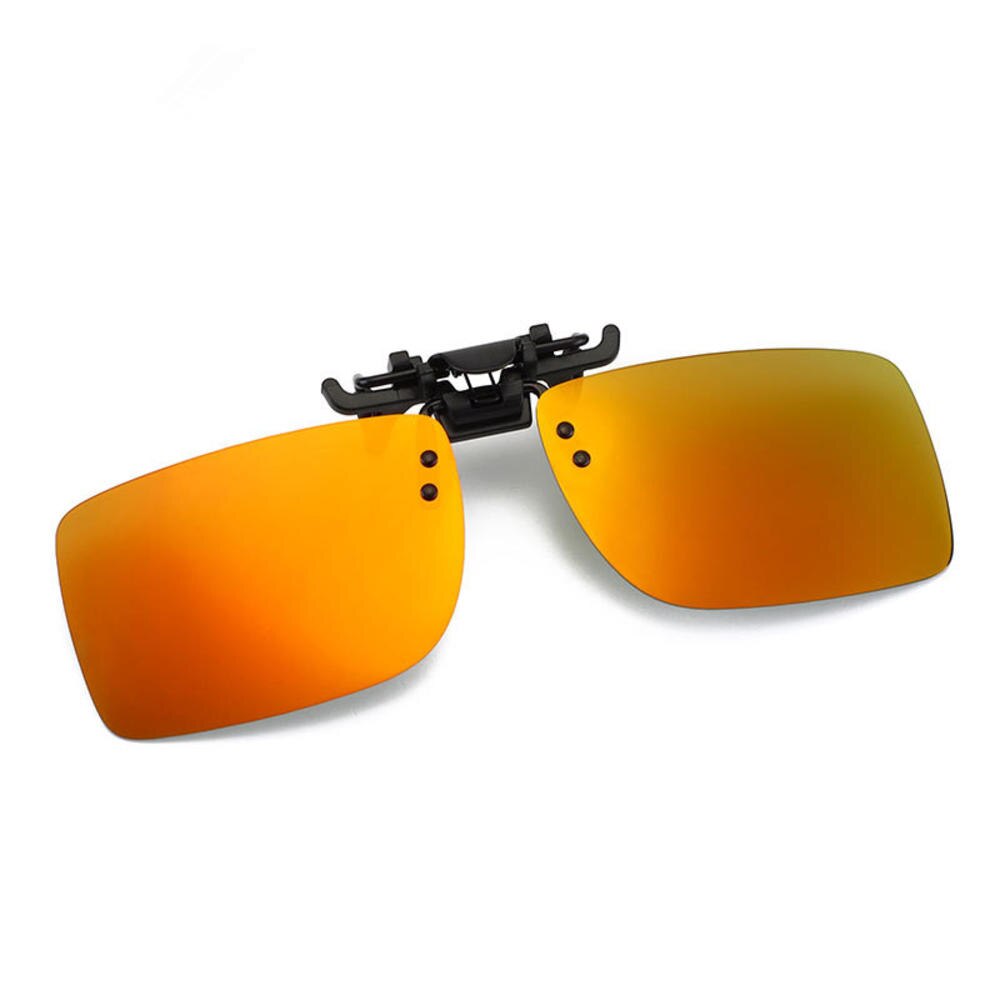 Polarized Clip On Sunglasses Men Women Near-Sighted Driving Night Vision Eyewear UV400 Cycling Fishing Glasses Clip: H