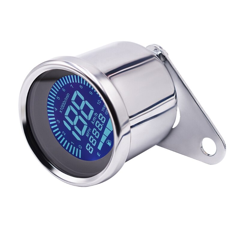 Multifunctional Motorcycle Instrument Panel LED Backlight Tachometer Speedometer Odometer Fuel Gauge