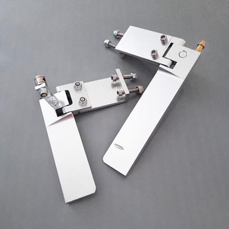 Barco RC de aleación de aluminio, 75mm, succión de Metal, timón para agua para barcos teledirigidos, piezas CNC
