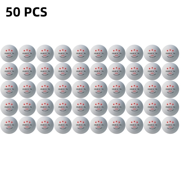 50/100/200 PCS/Carton Huieson G40 + Pingpongballen ABS Plastic Tafeltennisbal voor professionele Club Training: Paars