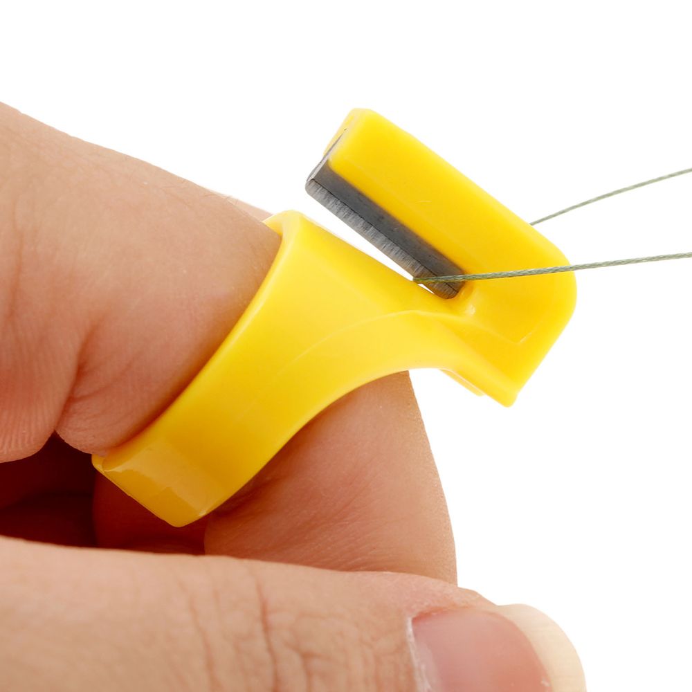3 stk plast trådkutter fingerblad nål håndverk fingerbøl syring hjem gjør-det-selv symaskin tilbehør tilfeldig farge
