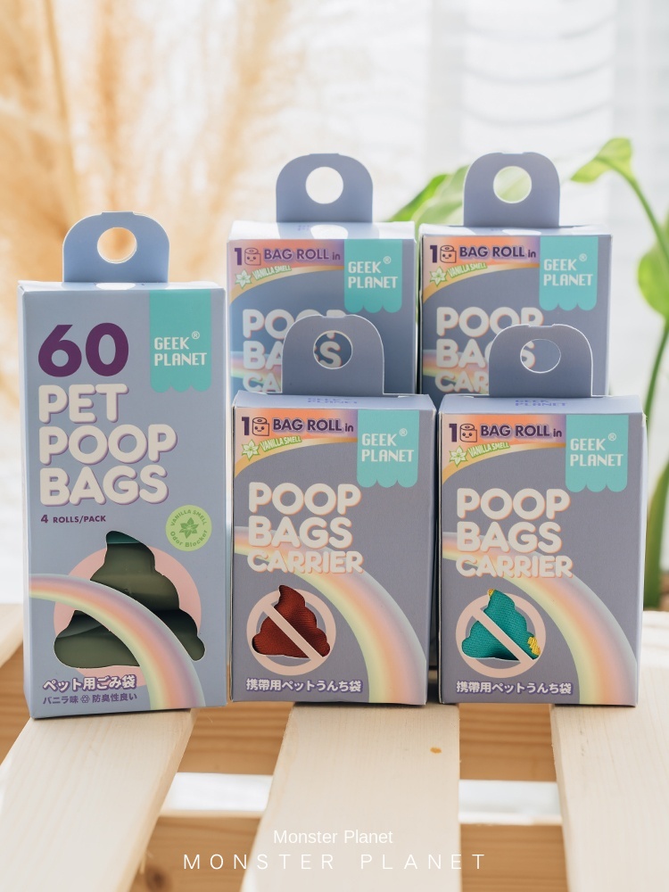 Pet goes out to shovel poop bag dog poop bag pick up poop bag pick up toilet walk dog pick up poop bag