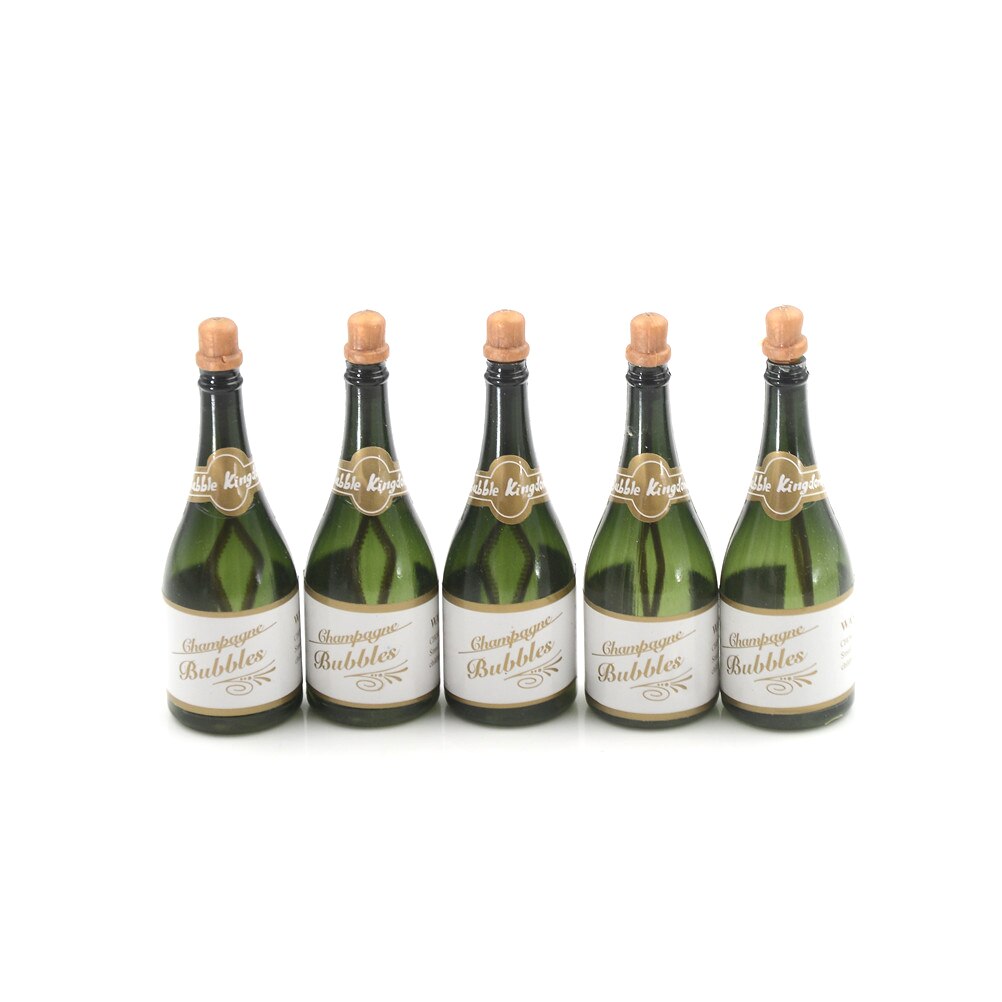 5 Stks/set Kids Favoriete Klassieke Speelgoed Bellen Best Birthday Party Champagne Fles Diy Self Watering Bubble Flessen