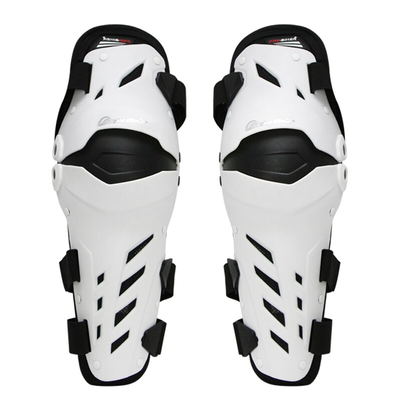 Riding Tribe Motorcycle knee protector Knee sliders motosiklet knee Protective Gear Protector Guards Kit: white