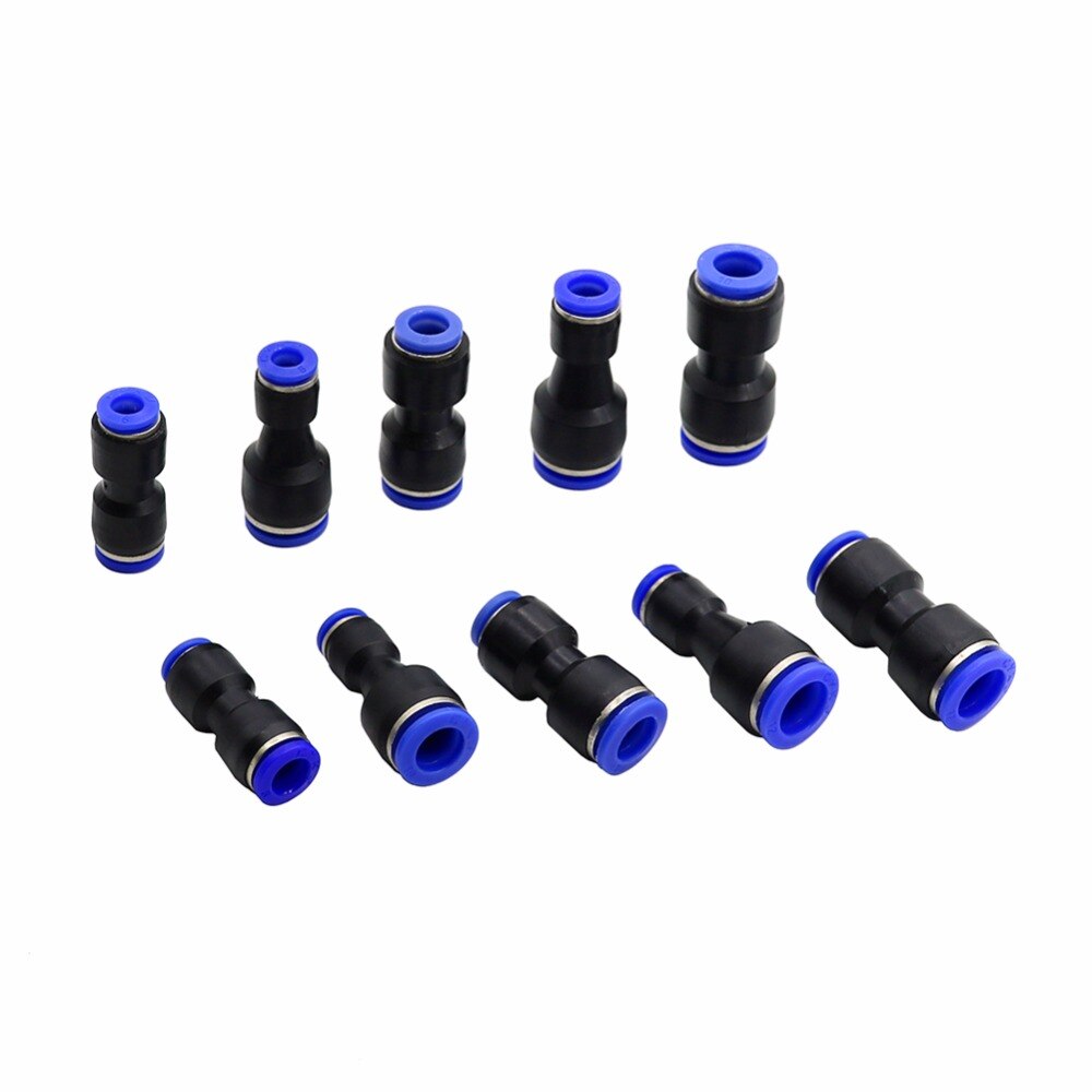 10Pcs Slip Lock Straight Quick Connectors Garden Water Hose Splitters Reducing Quick Coupling Garden Agriculture Irrigation Tool