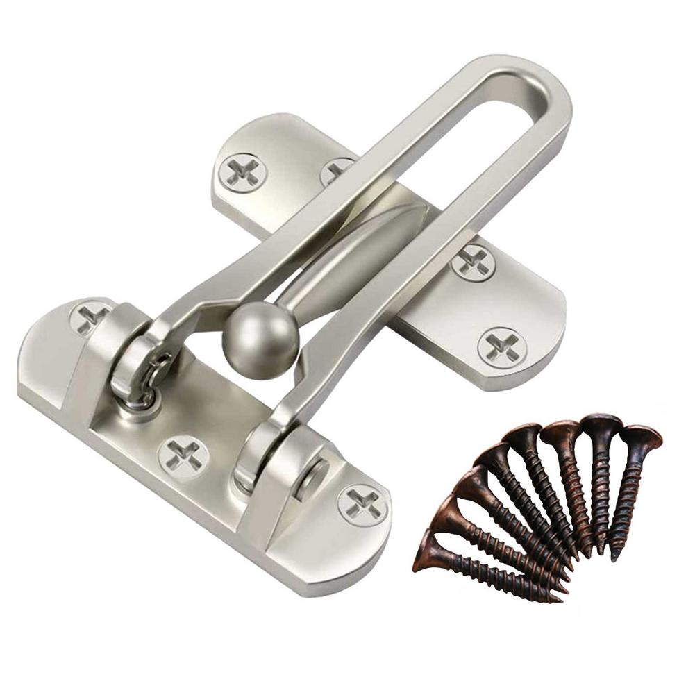 Gancho de Metal fundido para puerta, pestillo con textura de cerradura, decoración rústica de país, adorno para puertas de inodoro, hebilla de puerta corredera de ángulo recto, 1 ud.: 01