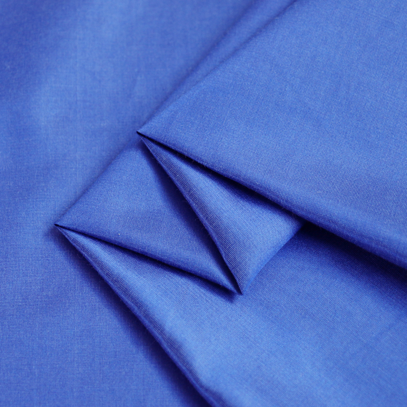 100cm*137cm heavy silk cotton fabric royal blue dress gown bedding textile natural