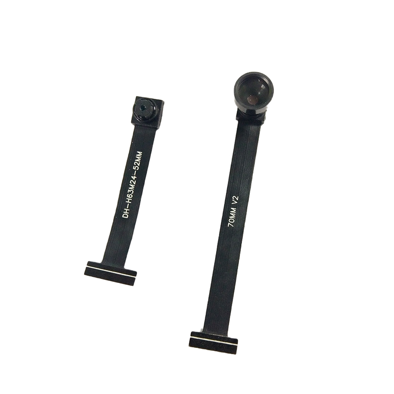 Módulo de câmera H63 80 graus 1MP 1280*720 MIPI SPI DVP 24/28 Pin Interface 1/4 Lente 52MM Comprimento