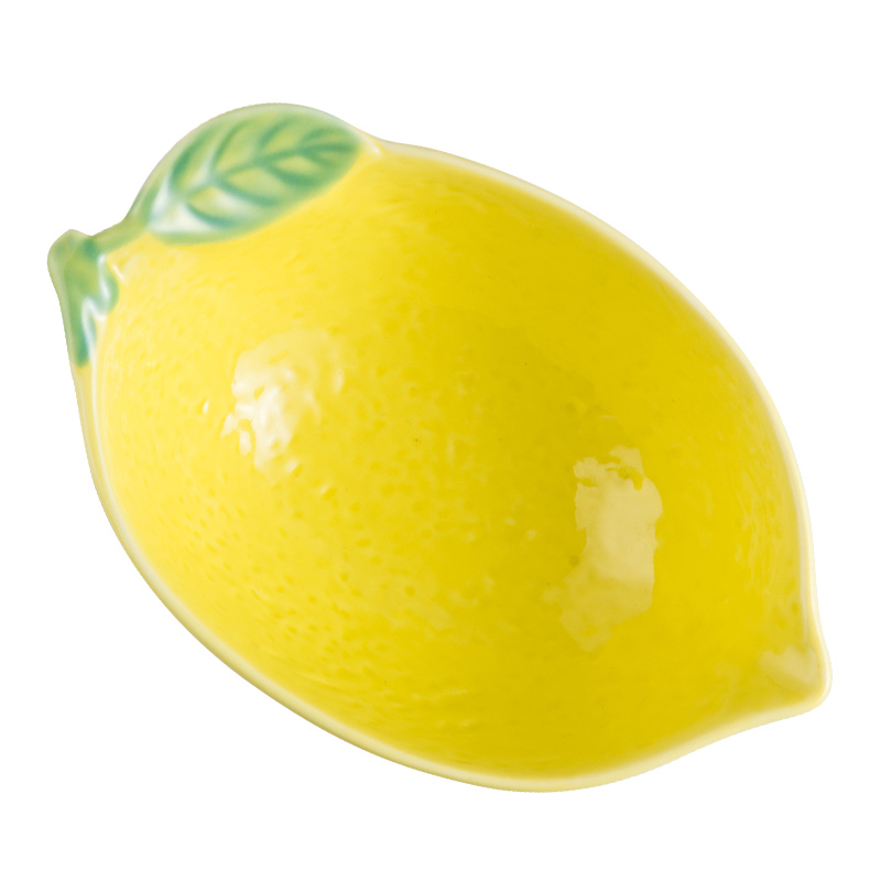 Citronfad netto rød plade hjem sød plade keramisk bordservice dessert plade morgenmad plade  lb032005 avocadopad / sæt