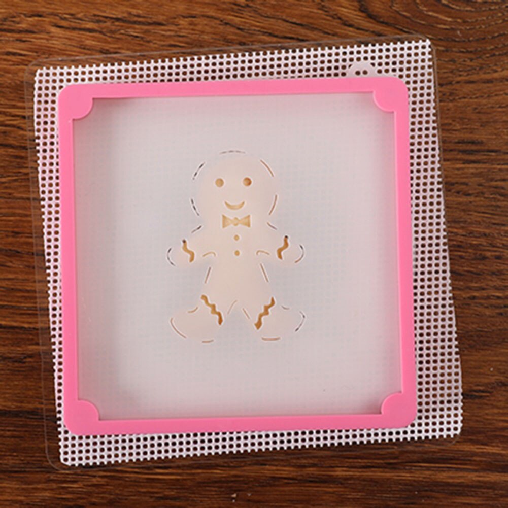 Cake Stencil Bevestiging Frame Magnetische Cookie Stencil Houder Bakken Decorating Frame