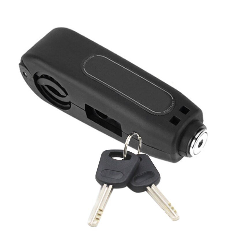 Portable Bike Handlebar Lock Bicycle Grip Security Lock Motorcycle Padlock with Keys Bicycle Accessories: Default Title