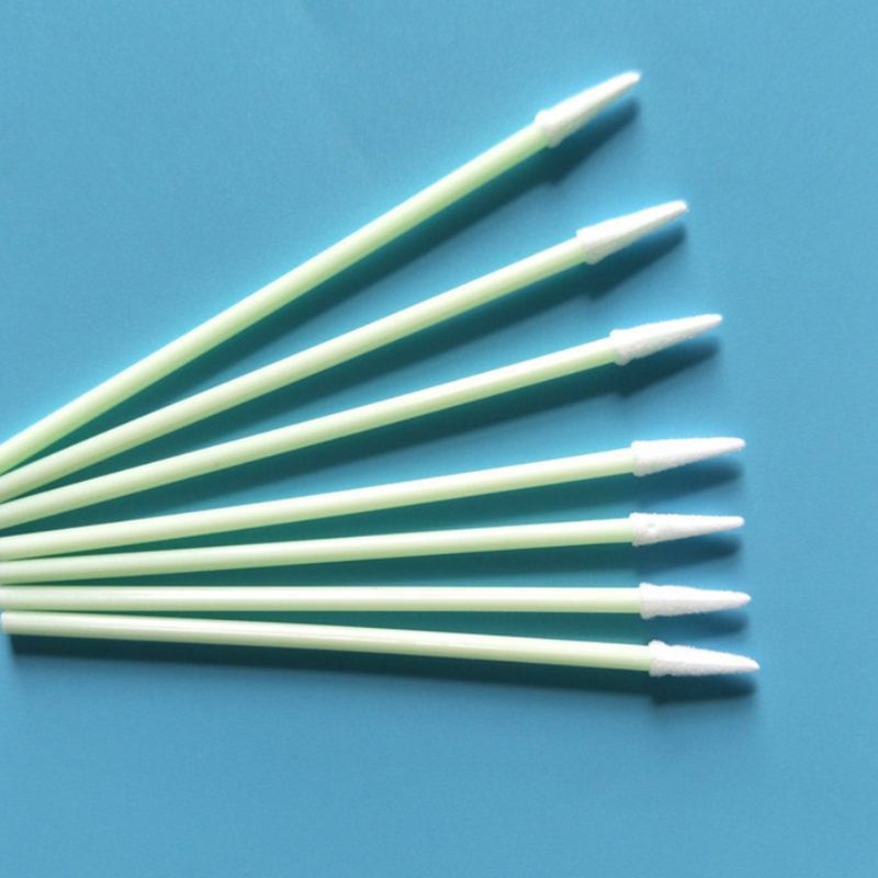 100Pcs/Pack Pointed Tipped Foam Head Cleaning Swabs High Density Sponge Sticks for Inkjet Printer Camera Optical Lens Cleanroom