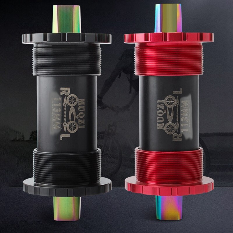MUQZI Bike Bottom Bracket Set Square Bicycle Titanium Bottom Brackets for Folding Bike Fixed Gear MTB Road Bike 11.3cm