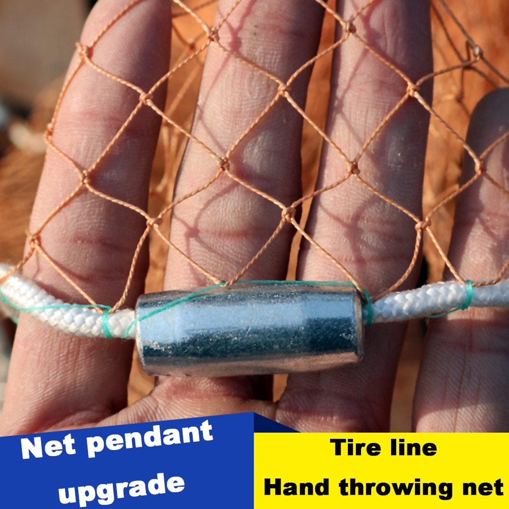 Automatic Fishing Net Crab Fish Trap Shrimp USA Style Hand Cast Network Catcher Compression Resistance Outdoor Fishing
