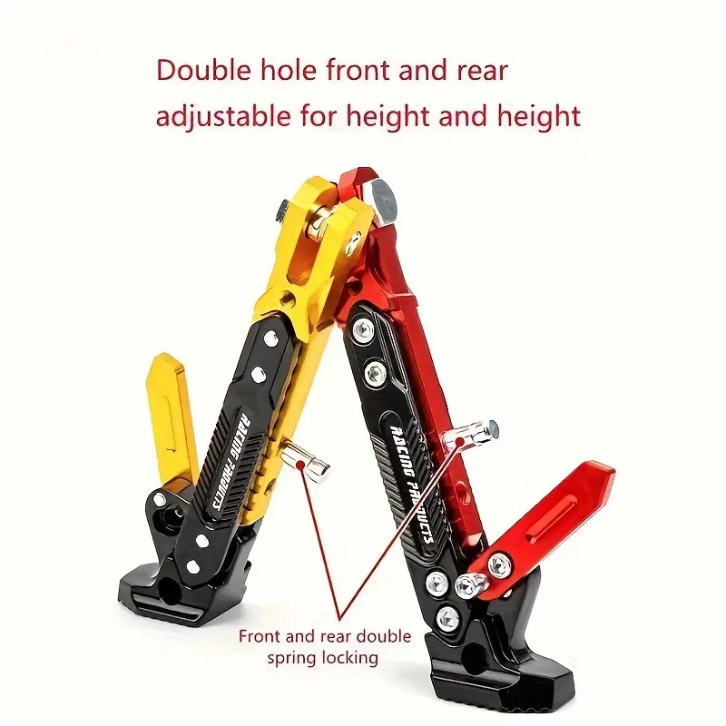 Cavalletto laterale regolabile in metallo per bicicletta da moto cavalletto per moto cavalletto per cavalletto supporto per parcheggio accessori per moto