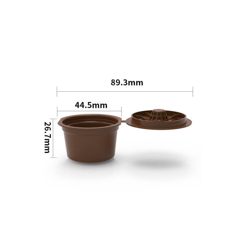 3Pcs Compatibel Cafitari Koffie Capsule Shell Gevuld Met Herbruikbare Capsule Shell Roestvrij Staal Koffie Filter Cup