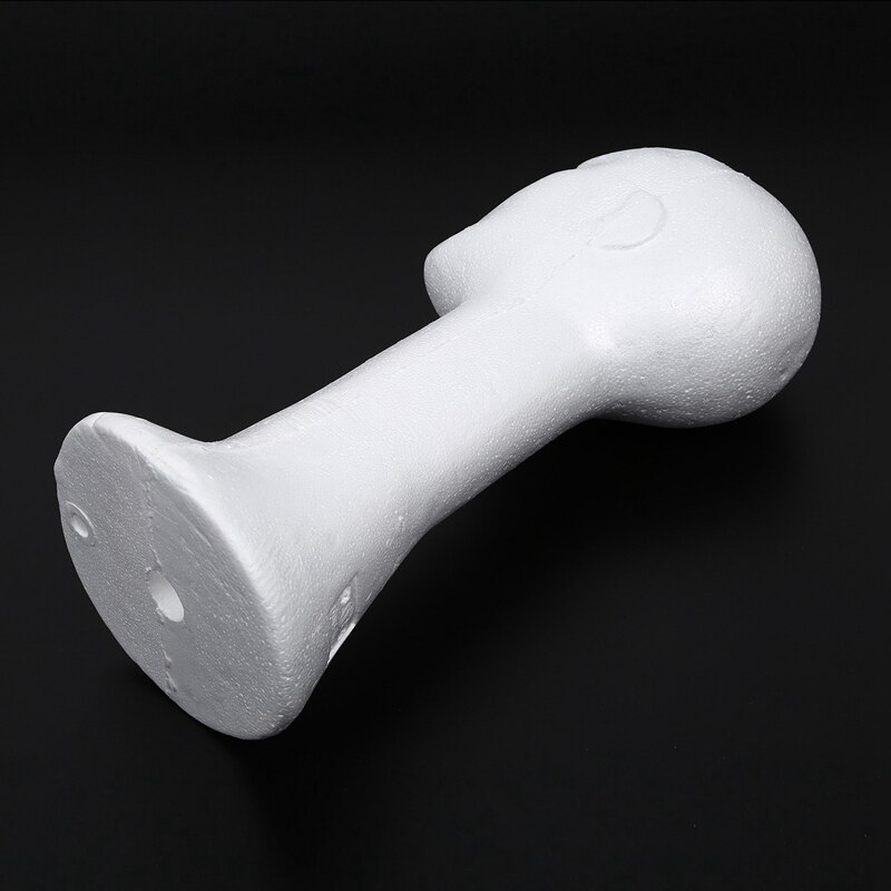 Long Neck Female Foam Head Model Glasses Hair Wig Mannequin Hat Stand Styrofoam