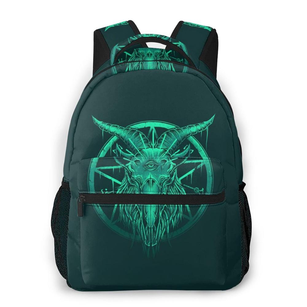 Backpack Casual Travel Bag Pentagram Print School Bag Shoulder Bag For Man Woman Bagpack