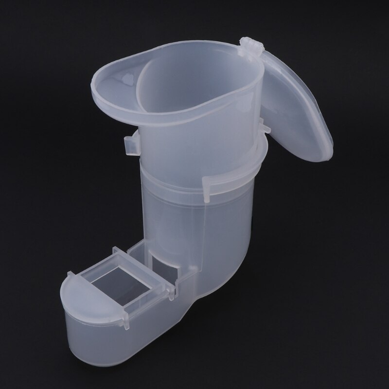 Voederautomaat voor vogels, automatische voer- en drinkautomaat voor papegaaien, clipdispenser voor huisdieren, kooivoeder