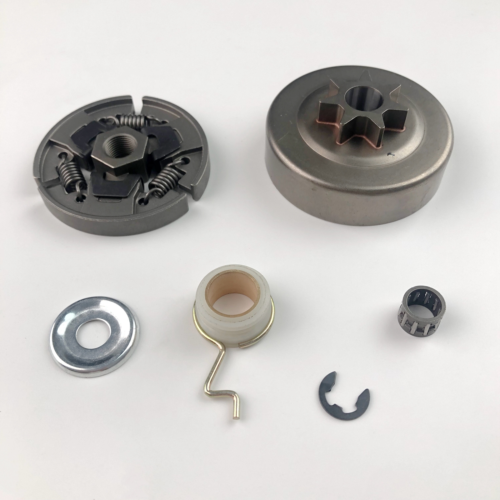 6 stück/set kupplungsbaugruppe  ms251 " teilung 0.325 7 zahnradscheibe für stihl  ms231 ms241 ms231c ms241c ms251c kettensäge 143 640 2002
