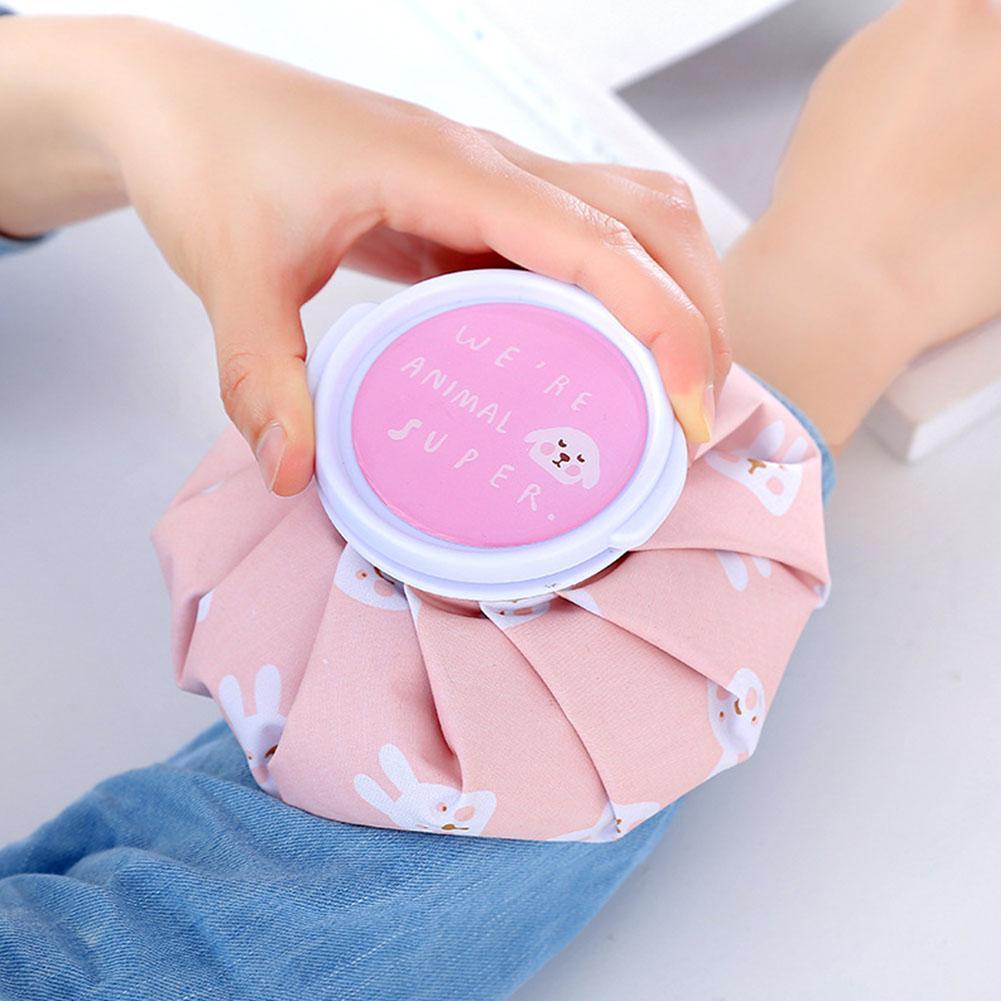 Water Filling Cloth Ice Pack Cartoon Cooling Ice Pack Warmer Knee Pain Head Bottle Ice Relief Water Hand Cold Leg Bag B K2F9