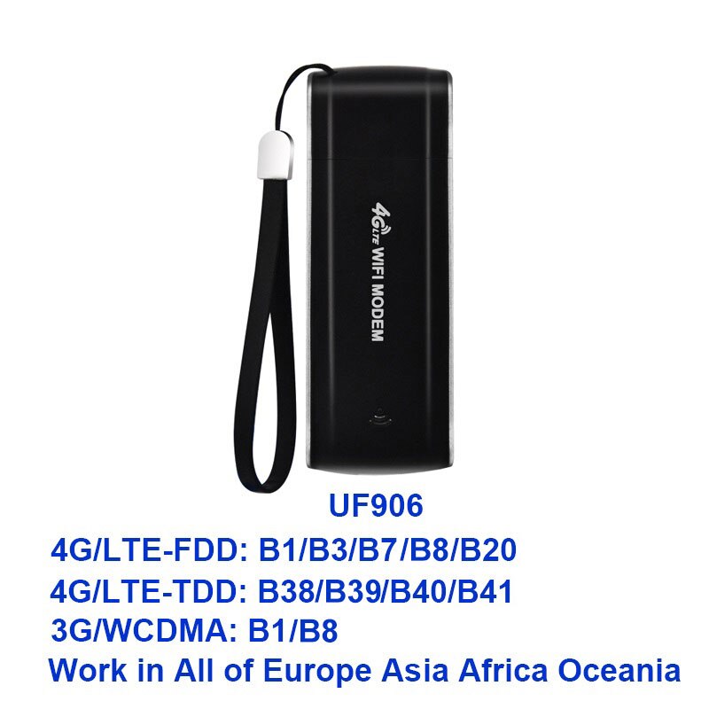 router wi-fi LTE 3G 4G router modem USB i adapter Wifi LTE WCDMA odblokowany USB Wifi router kieszonkowy hotspot sieciowy z gniazdo karty SIM: UF901-3