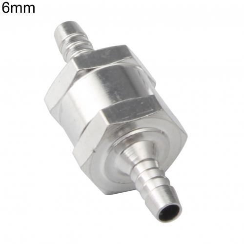 Alumiiniseos polttoaineen takaiskuventtiili yksisuuntainen takaiskuventtiili bensiini diesel ilmakaasu neste yksisuuntainen vastapaineen takaiskuventtiili 6/8/10mm: 6mm