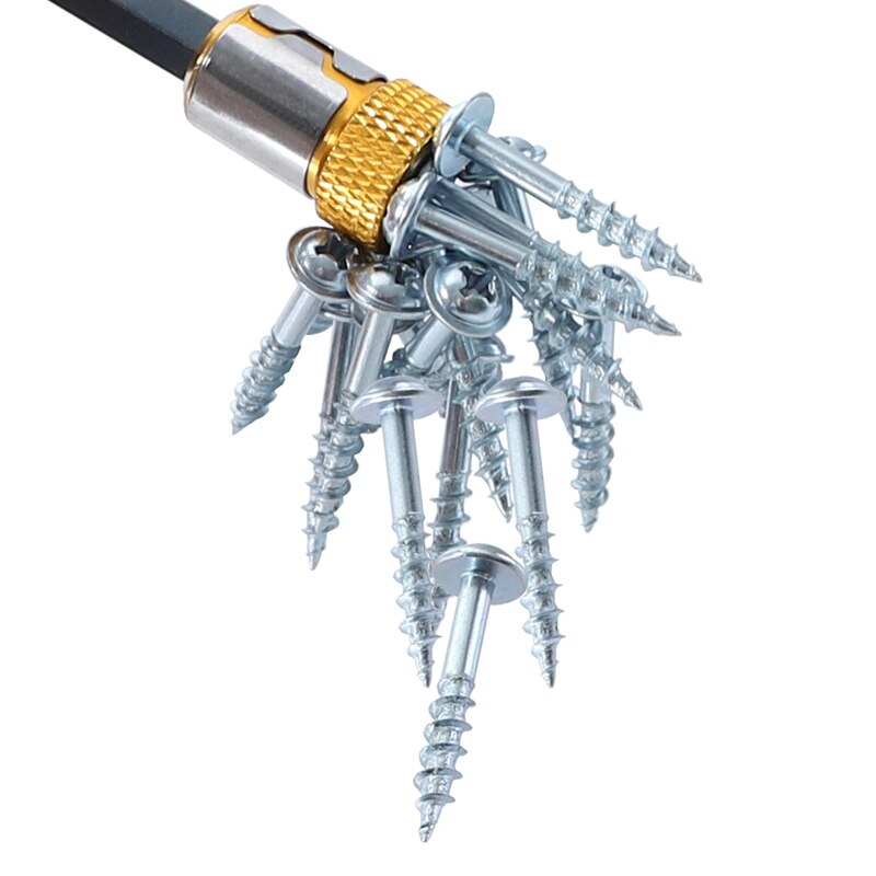 Screwdriver Drill Bit Magnetic Ring For 6.35mm Magnetic Adjustable Screw Drill Tip Magnet Powerful Ring Tools Set