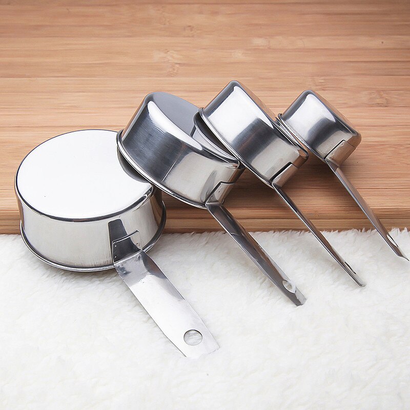 Set 5 Pcs Durable Stainless Steel Measuring Spoons Cups Kitchen Baking Tools