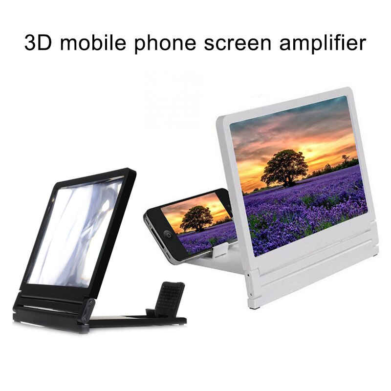 nouvellement 3D téléphone portable écran loupe HD vidéo amplificateur Smartphone expanseur agrandir support LFX-ING
