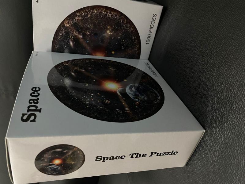 1000 st utmanande rymdpussel vuxna pussel runda universum pussel serie vuxen leksak