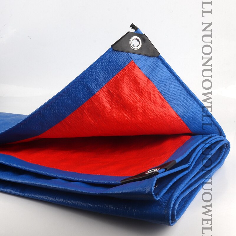 Espesor 0,32mm azul y lona naranja de PE impermeable paño jardín patio suculento coche lona balcón suculenta cubierta