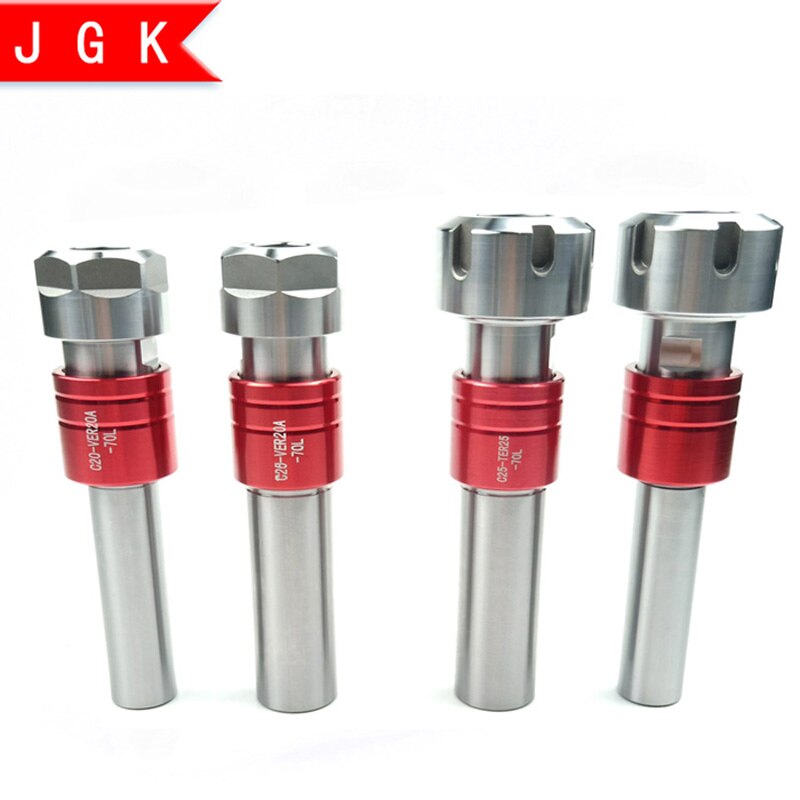 Lathe floating tapping rod telescopic ER tapping cutter bar tapping extension rod tapping tapping tool holder C20-TER20-80L