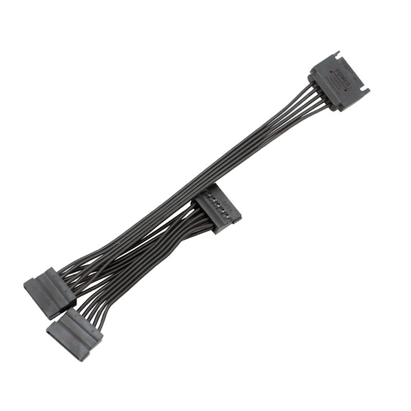 15 PIN Sata Power Splitter 15Pin SATA Male 1 to 3/4/5/6 SATA Female Power Splitter Adapter Cable