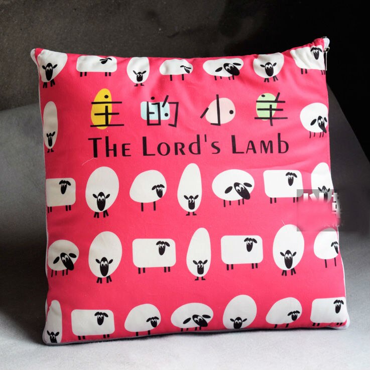 Christian Pillow Cushion Gospel Scripture Pillow Wedding Christmas Jesus Loves You: 13