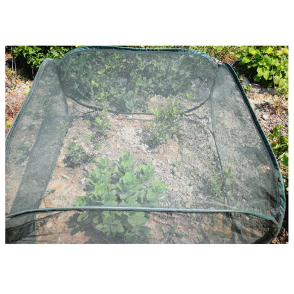 Tuin Kas Ademend Insect Doorschijnende Opvouwbare Kas Ruimtebesparend Tuin Planten Bloem Cover Tent