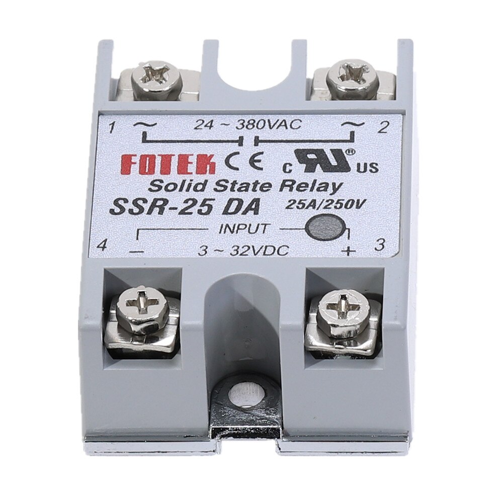 Solid State Relais SSR-25DA 25A Eigenlijk 3-32V Dc Naar 24-380V Ac Ssr 25DA Relais solid State Resistance Regulator