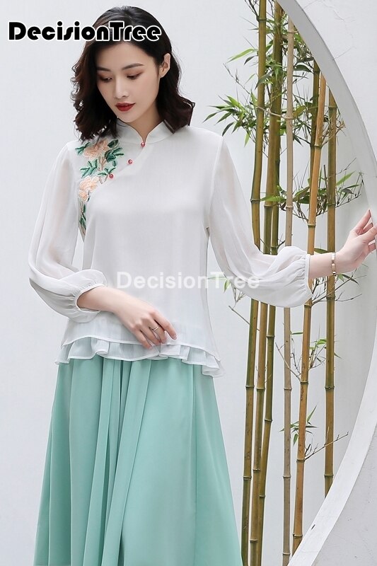 chinesische traditionelle oben qipao hemd frau cheongsam stil hemd chinesische bluse traditionelle chinesische kleidung für frauen