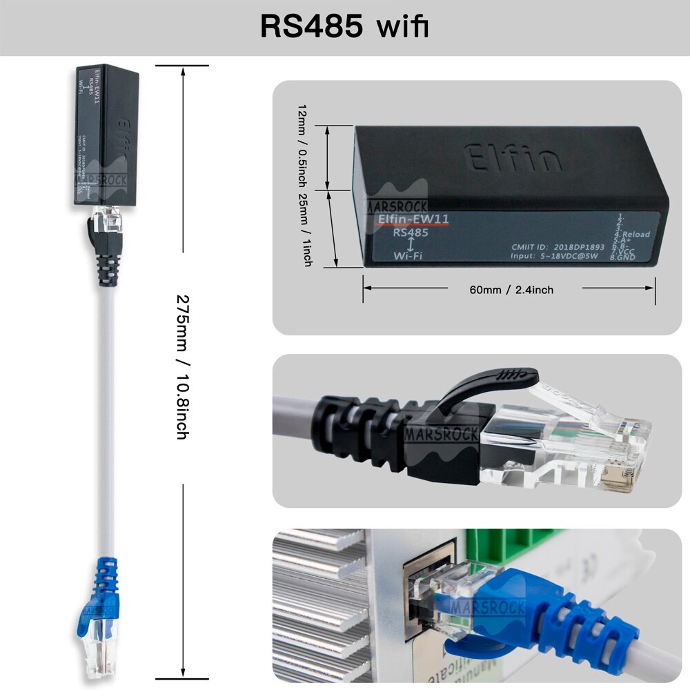 Mars Rock Wifi Module Voor Mppt Deluxe Hybrid Wind Solar Controller