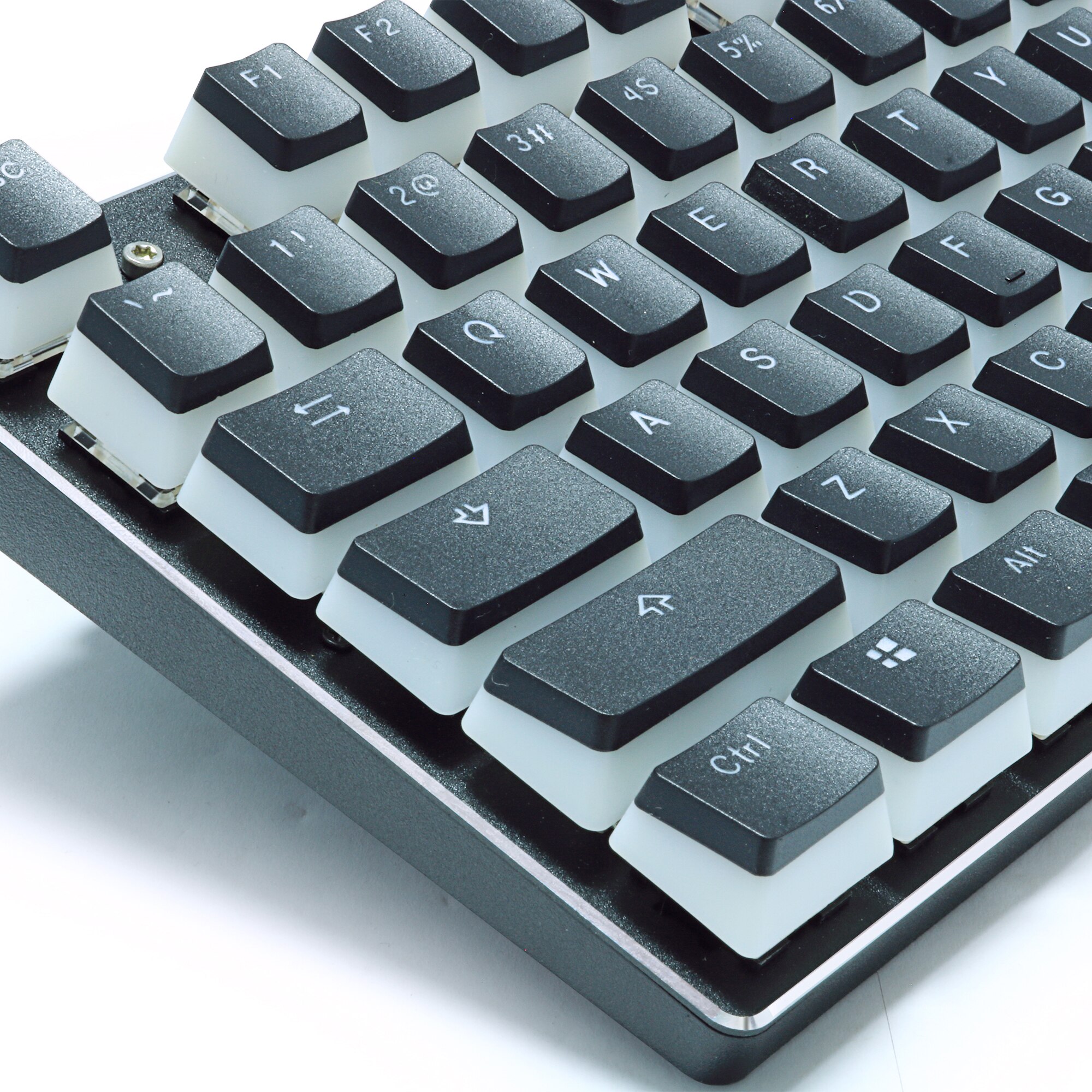 ZUOYA PBT Keycaps Double Shot Pudding Keycap Set with Key Puller for DIY Cherry MX Mechanical Keyboard