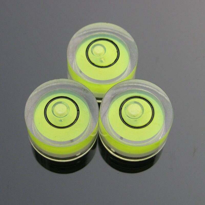 HACCURY 12*7mm Plastic level bubble Circular Mini bubble level bubble spirit level measurement instrument
