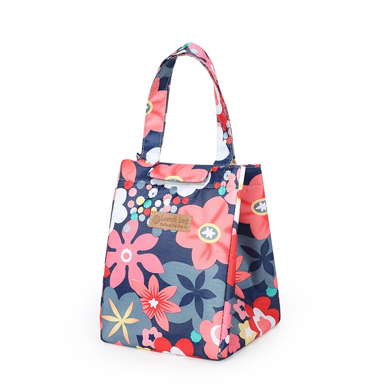 QQD Lunch Bag Multifunction Cooler Bag Multicolor Waterproof Women Hand Pack Thermal Breakfast Box Portable Picnic Causal Travel: TA12-1-34